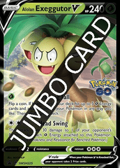 JUMBO OVERSIZED Alolan Exeggutor V SWSH225 - SWSH Black Star Promos